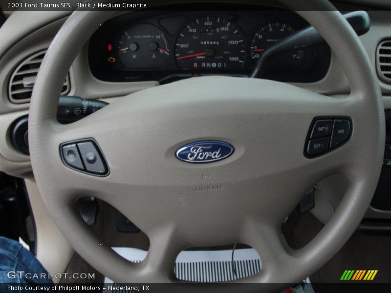 Black / Medium Graphite 2003 Ford Taurus SES