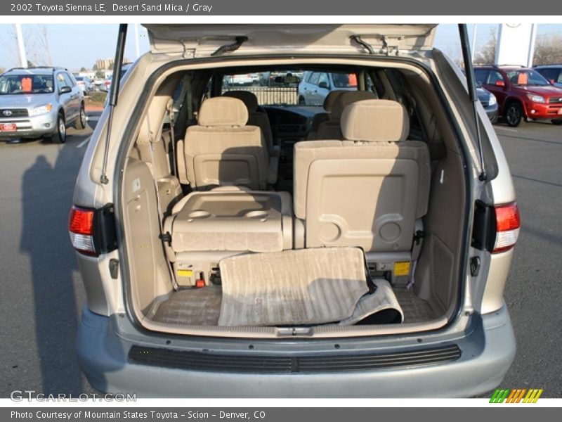 Desert Sand Mica / Gray 2002 Toyota Sienna LE