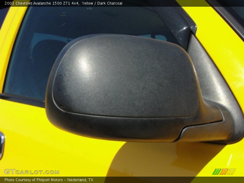 Yellow / Dark Charcoal 2003 Chevrolet Avalanche 1500 Z71 4x4