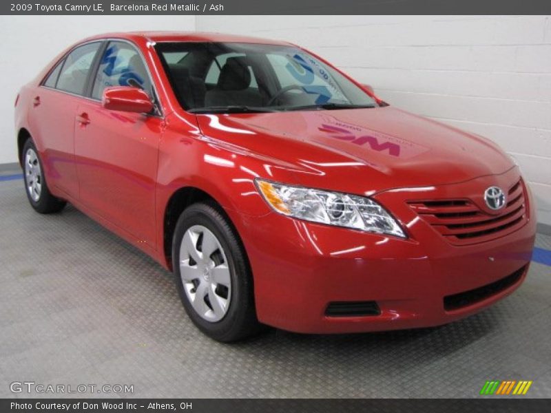 Barcelona Red Metallic / Ash 2009 Toyota Camry LE