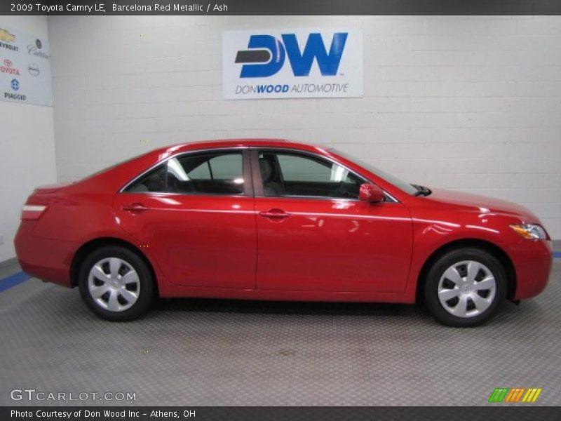 Barcelona Red Metallic / Ash 2009 Toyota Camry LE