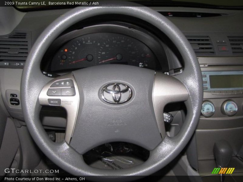 Barcelona Red Metallic / Ash 2009 Toyota Camry LE