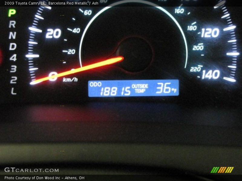 Barcelona Red Metallic / Ash 2009 Toyota Camry LE