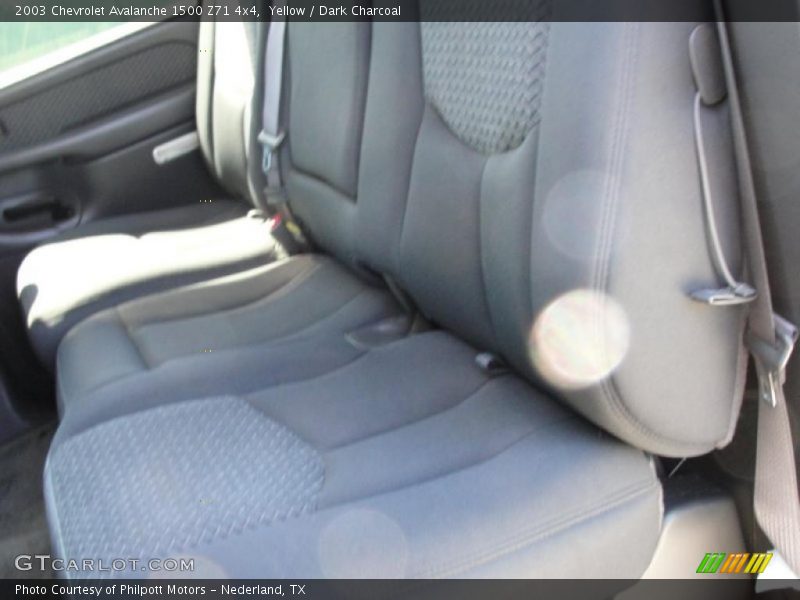 Yellow / Dark Charcoal 2003 Chevrolet Avalanche 1500 Z71 4x4