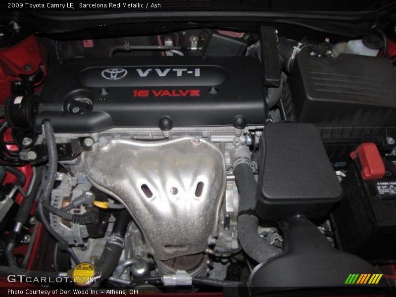 Barcelona Red Metallic / Ash 2009 Toyota Camry LE