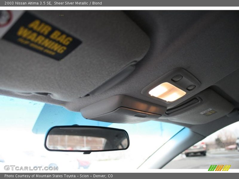 Sheer Silver Metallic / Blond 2003 Nissan Altima 3.5 SE