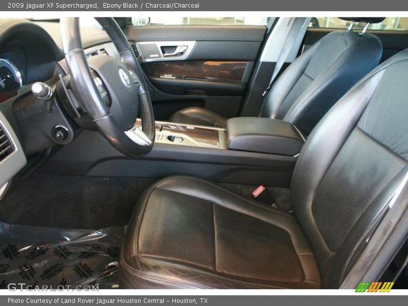 Ebony Black / Charcoal/Charcoal 2009 Jaguar XF Supercharged