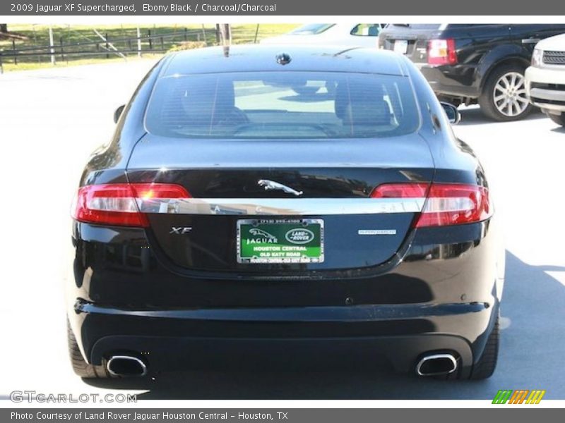 Ebony Black / Charcoal/Charcoal 2009 Jaguar XF Supercharged