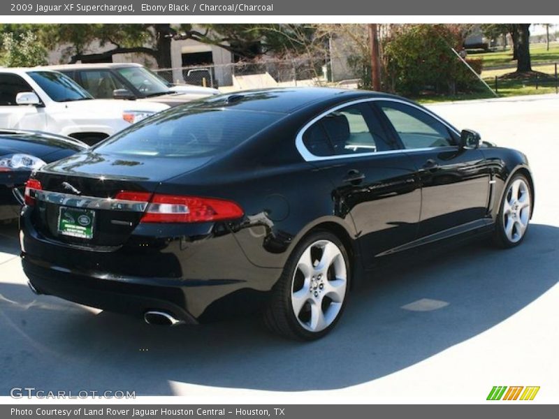 Ebony Black / Charcoal/Charcoal 2009 Jaguar XF Supercharged