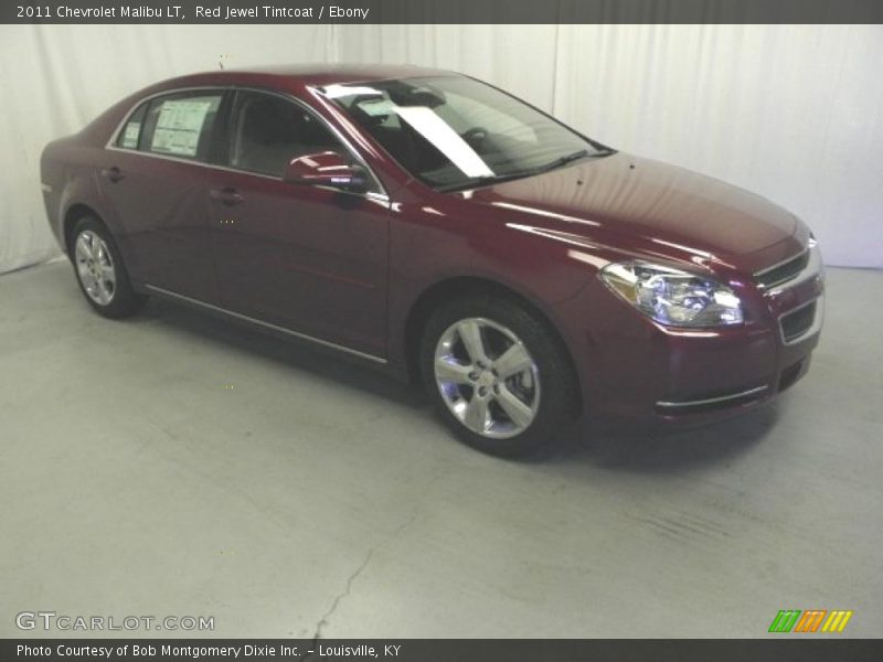 Red Jewel Tintcoat / Ebony 2011 Chevrolet Malibu LT
