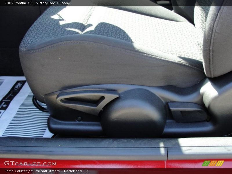 Victory Red / Ebony 2009 Pontiac G5