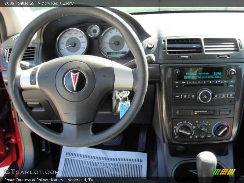 Victory Red / Ebony 2009 Pontiac G5
