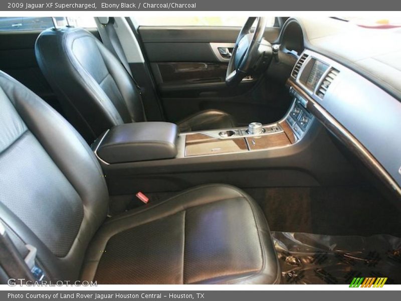 Ebony Black / Charcoal/Charcoal 2009 Jaguar XF Supercharged