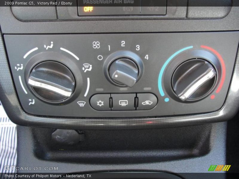 Victory Red / Ebony 2009 Pontiac G5