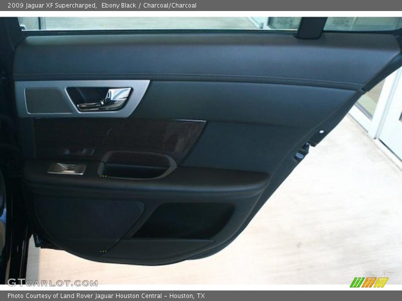 Ebony Black / Charcoal/Charcoal 2009 Jaguar XF Supercharged