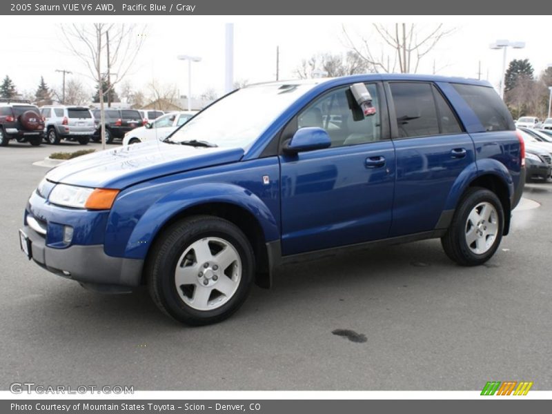 Pacific Blue / Gray 2005 Saturn VUE V6 AWD