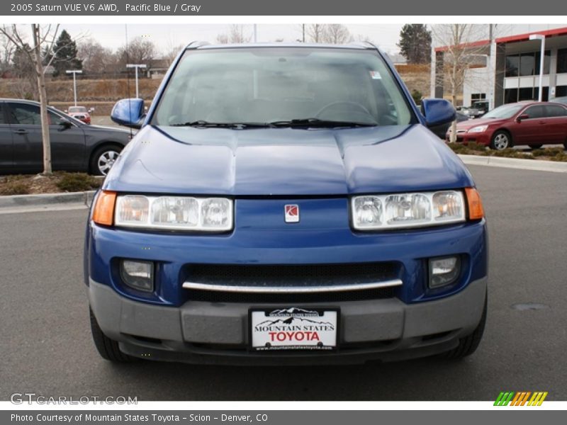 Pacific Blue / Gray 2005 Saturn VUE V6 AWD