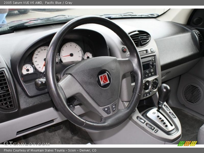 Pacific Blue / Gray 2005 Saturn VUE V6 AWD