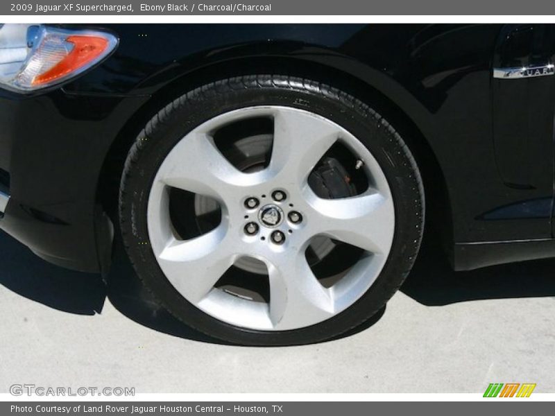 Ebony Black / Charcoal/Charcoal 2009 Jaguar XF Supercharged
