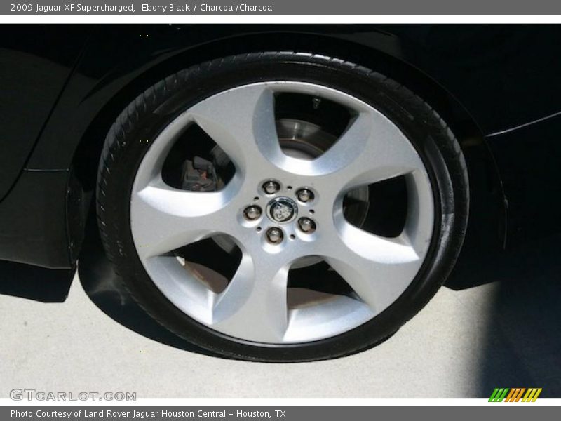 Ebony Black / Charcoal/Charcoal 2009 Jaguar XF Supercharged