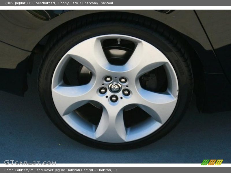 Ebony Black / Charcoal/Charcoal 2009 Jaguar XF Supercharged