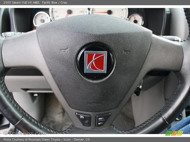 Pacific Blue / Gray 2005 Saturn VUE V6 AWD