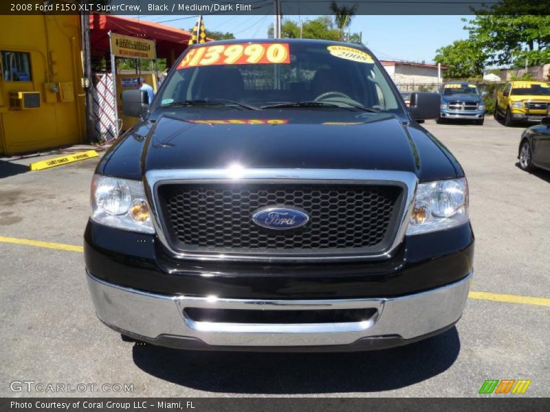 Black / Medium/Dark Flint 2008 Ford F150 XLT SuperCrew
