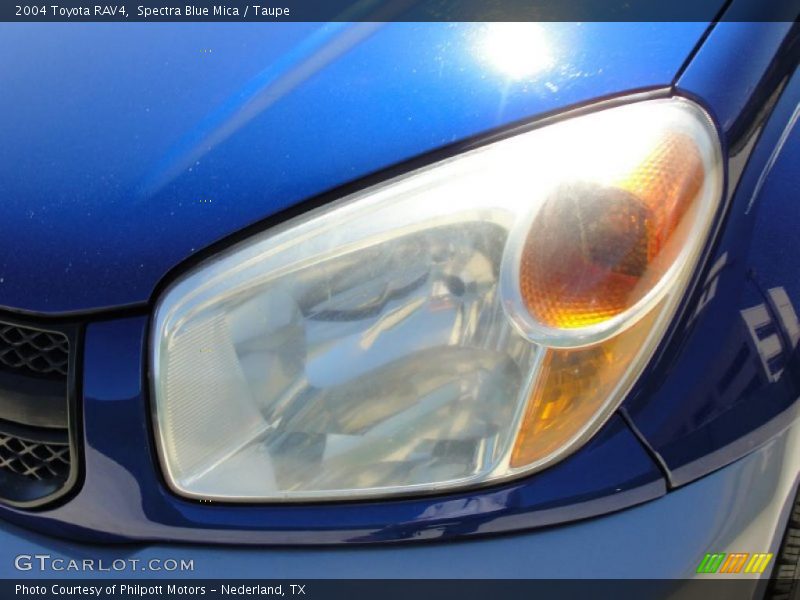Spectra Blue Mica / Taupe 2004 Toyota RAV4