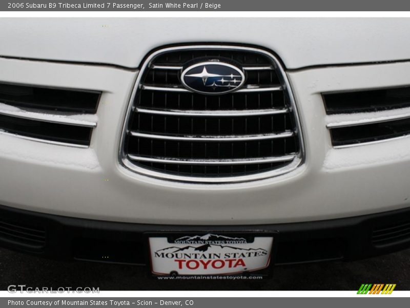 Satin White Pearl / Beige 2006 Subaru B9 Tribeca Limited 7 Passenger