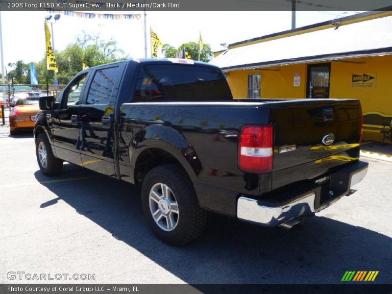 Black / Medium/Dark Flint 2008 Ford F150 XLT SuperCrew