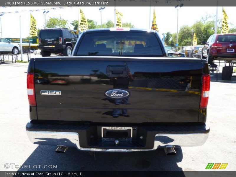 Black / Medium/Dark Flint 2008 Ford F150 XLT SuperCrew