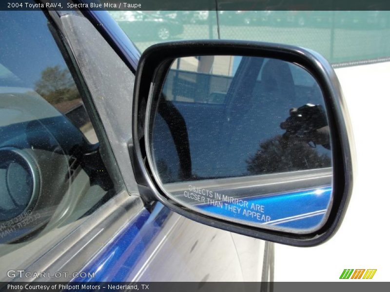 Spectra Blue Mica / Taupe 2004 Toyota RAV4