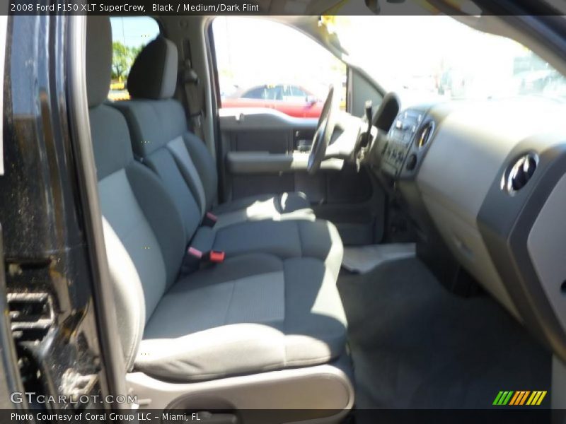 Black / Medium/Dark Flint 2008 Ford F150 XLT SuperCrew