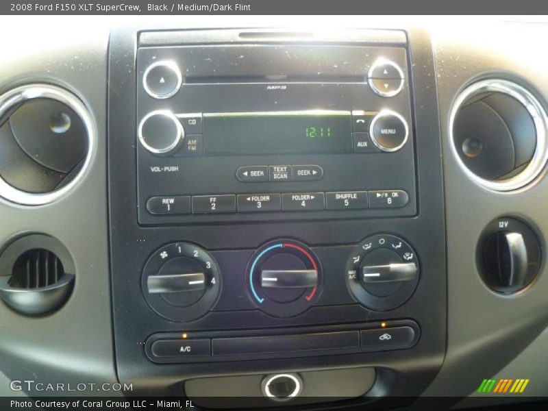 Black / Medium/Dark Flint 2008 Ford F150 XLT SuperCrew