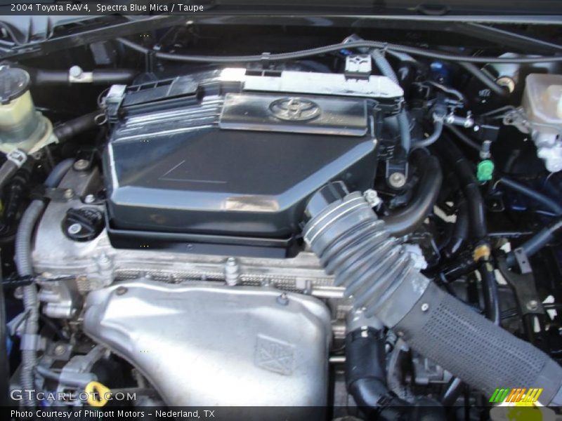 Spectra Blue Mica / Taupe 2004 Toyota RAV4