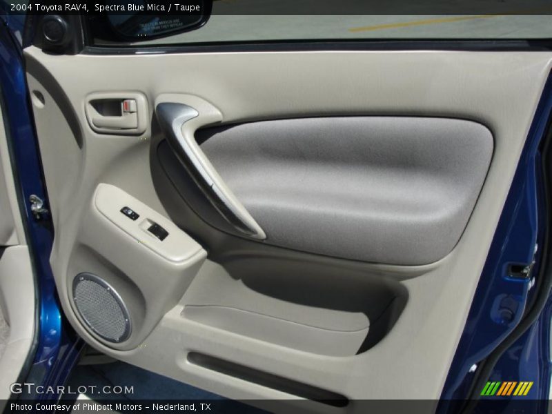 Spectra Blue Mica / Taupe 2004 Toyota RAV4