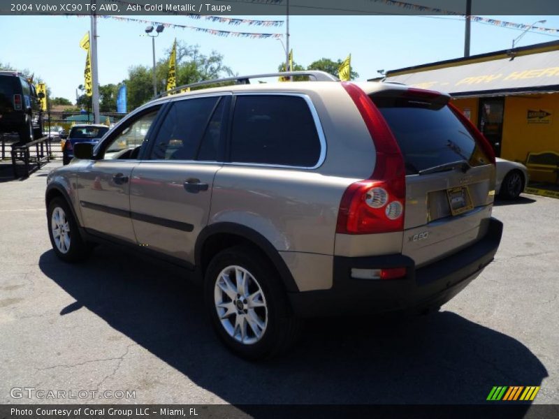 Ash Gold Metallic / Taupe 2004 Volvo XC90 T6 AWD
