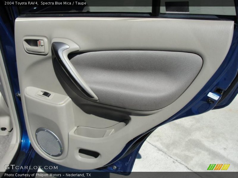 Spectra Blue Mica / Taupe 2004 Toyota RAV4