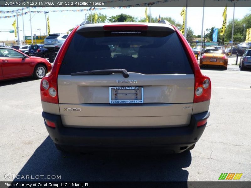 Ash Gold Metallic / Taupe 2004 Volvo XC90 T6 AWD