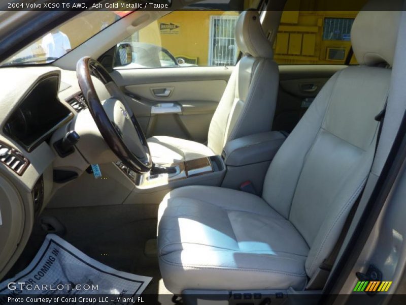 Ash Gold Metallic / Taupe 2004 Volvo XC90 T6 AWD