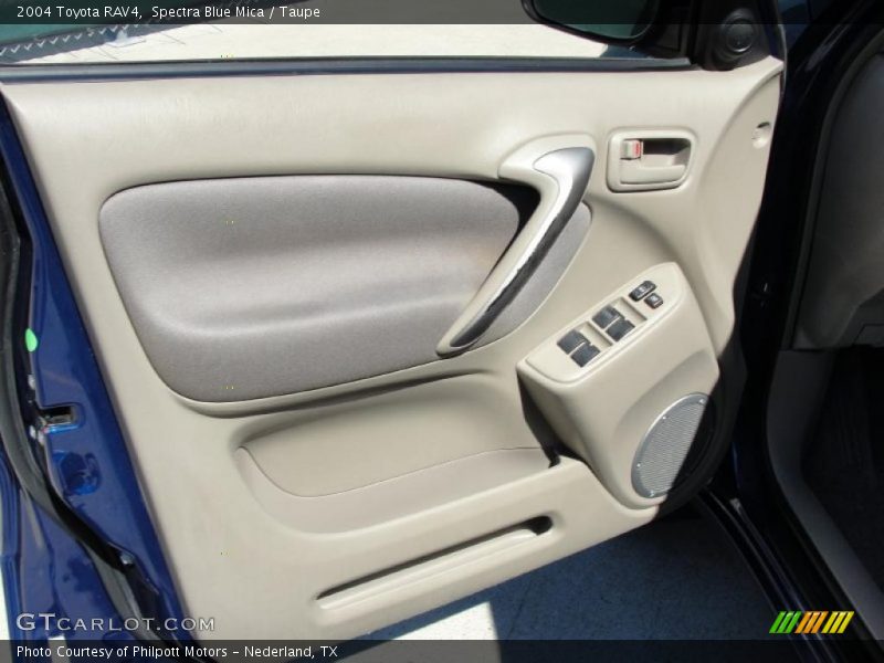 Spectra Blue Mica / Taupe 2004 Toyota RAV4