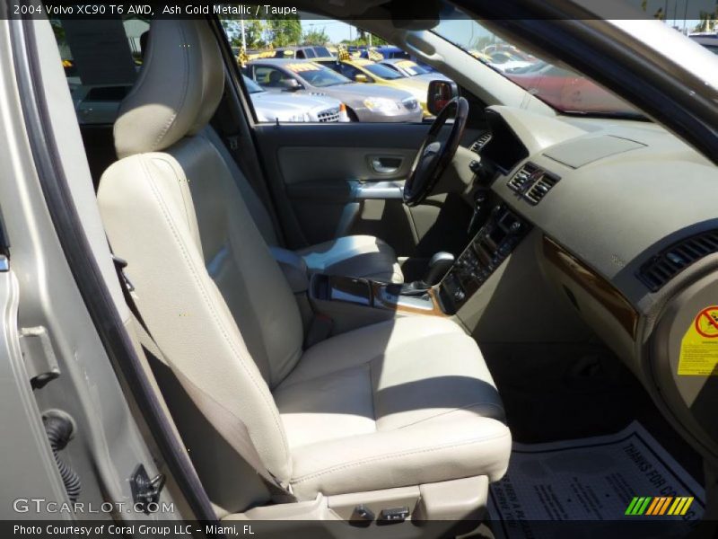 Ash Gold Metallic / Taupe 2004 Volvo XC90 T6 AWD