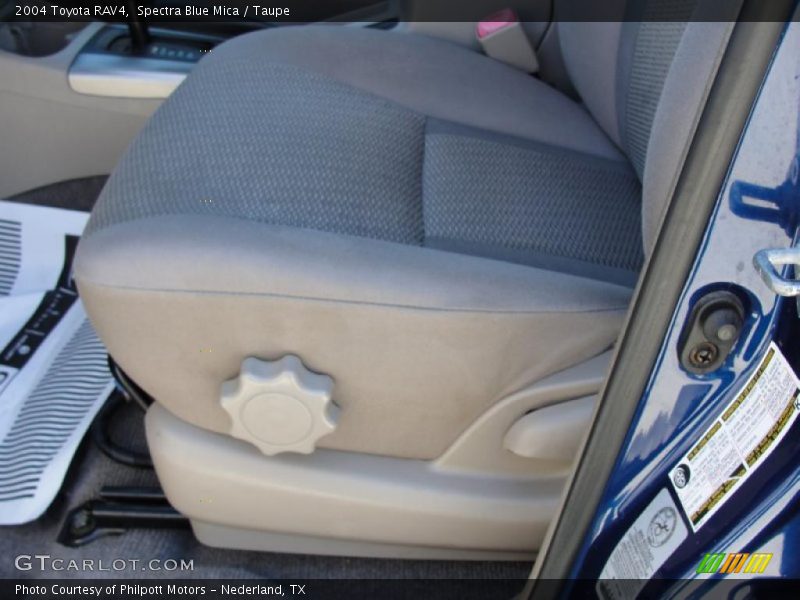Spectra Blue Mica / Taupe 2004 Toyota RAV4
