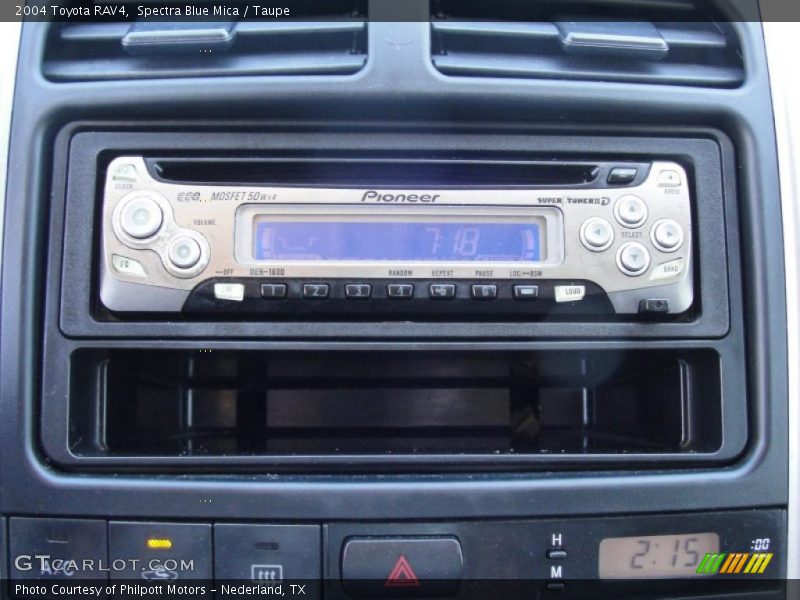 Spectra Blue Mica / Taupe 2004 Toyota RAV4