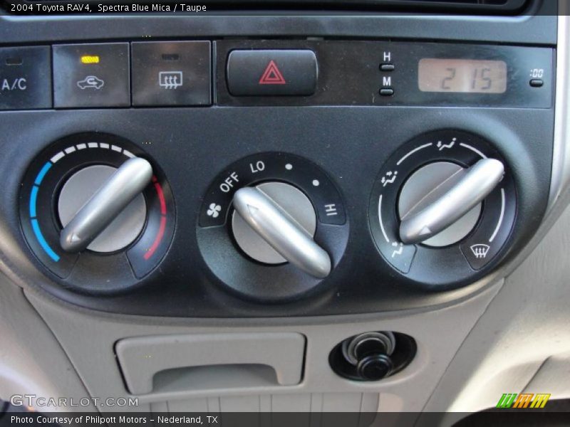 Spectra Blue Mica / Taupe 2004 Toyota RAV4