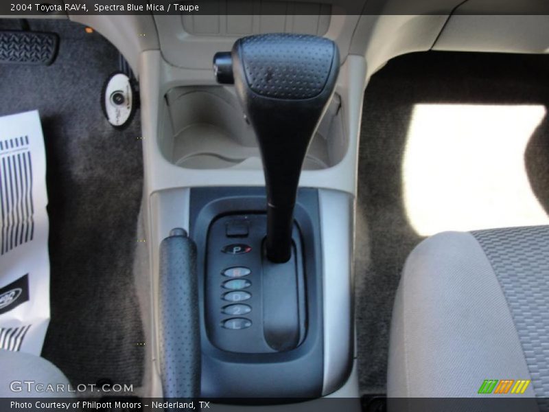 Spectra Blue Mica / Taupe 2004 Toyota RAV4