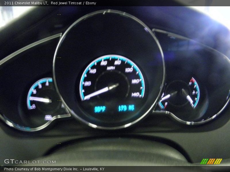 Red Jewel Tintcoat / Ebony 2011 Chevrolet Malibu LT