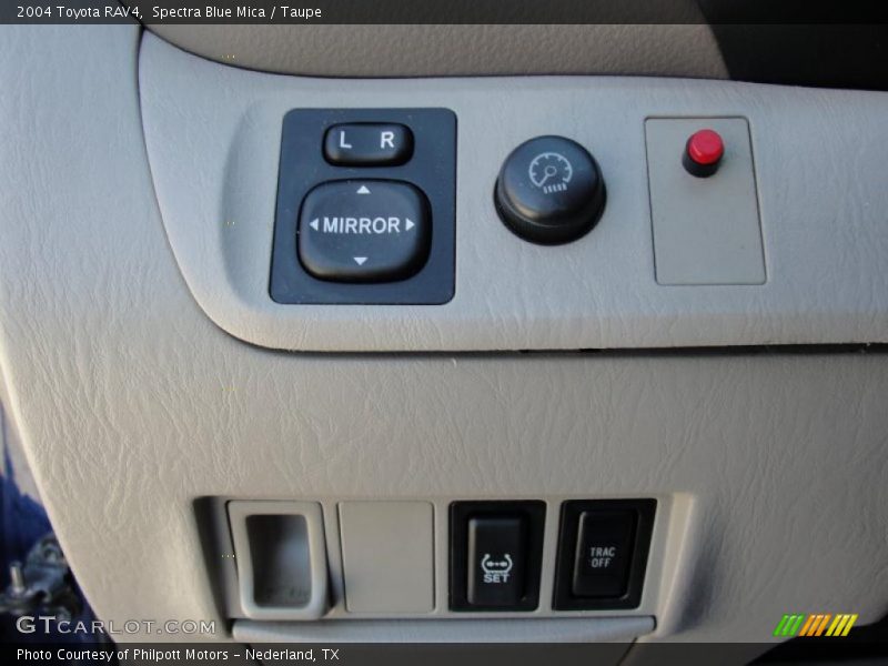 Spectra Blue Mica / Taupe 2004 Toyota RAV4