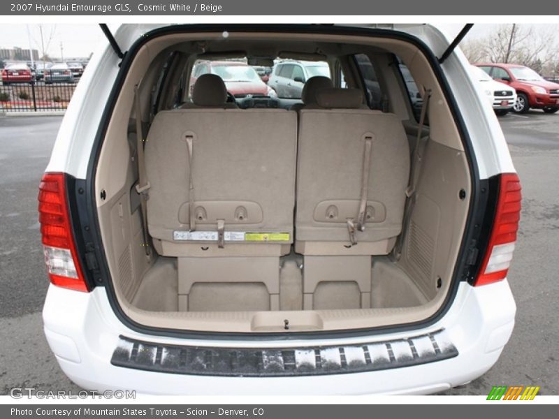 Cosmic White / Beige 2007 Hyundai Entourage GLS