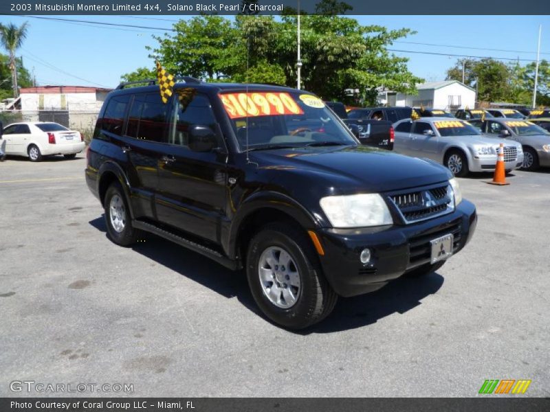 Solano Black Pearl / Charcoal 2003 Mitsubishi Montero Limited 4x4